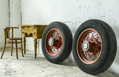 ZABYTKOWE KOŁA SZPRYCHOWE - LINCOLN MODEL (1917-1930) - FELGI SAMOCHODOWE VINTAGE