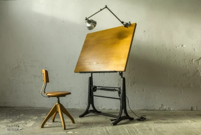 DESKA KREŚLARSKA VINTAGE - DRAFTING TABLE